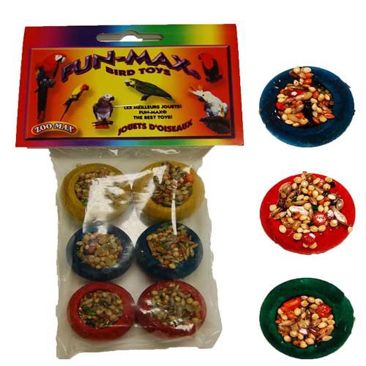 Zoo-Max Rings-O-Treat Bird Toy