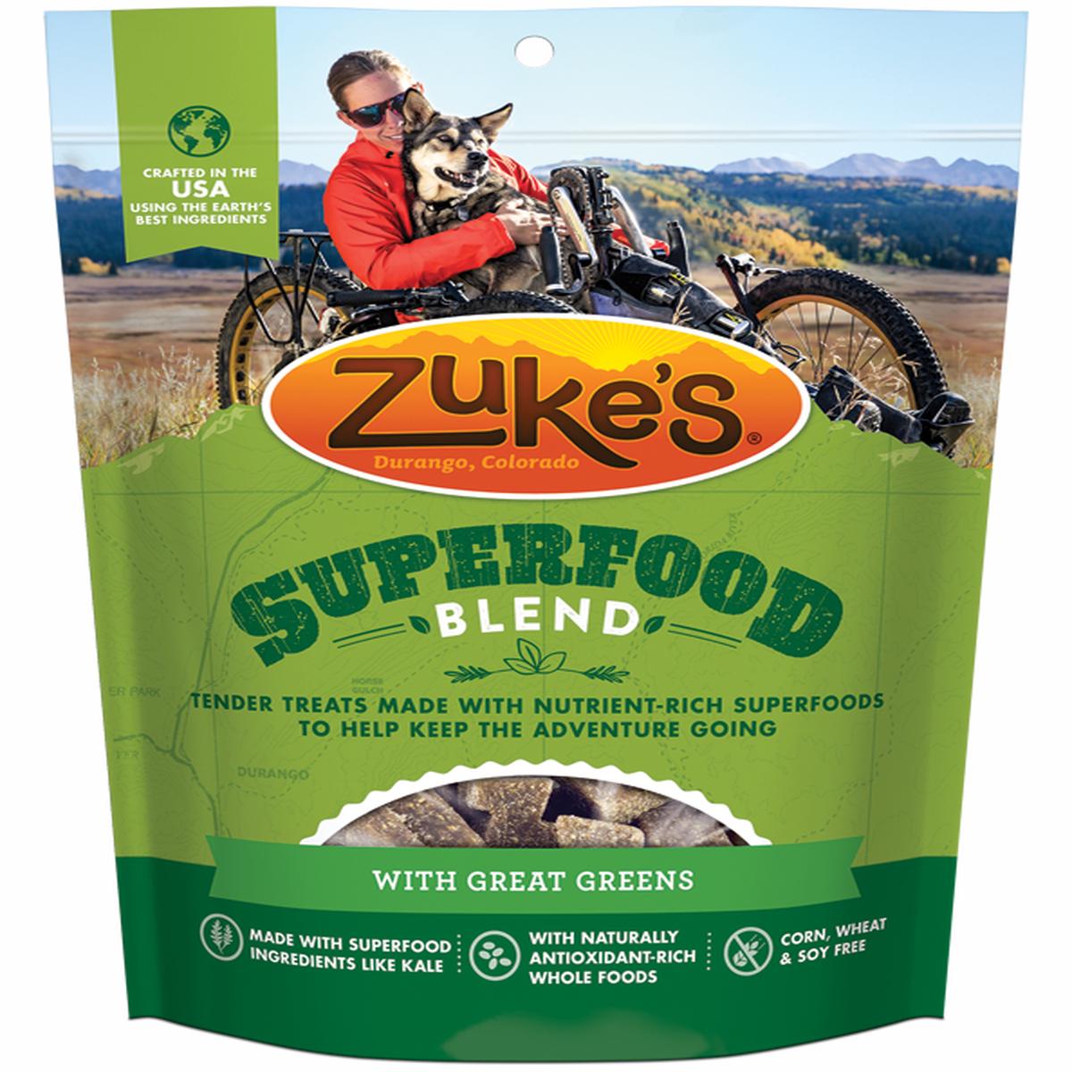 Zukes SuperFood Blend with Great Greens Dog Treats
