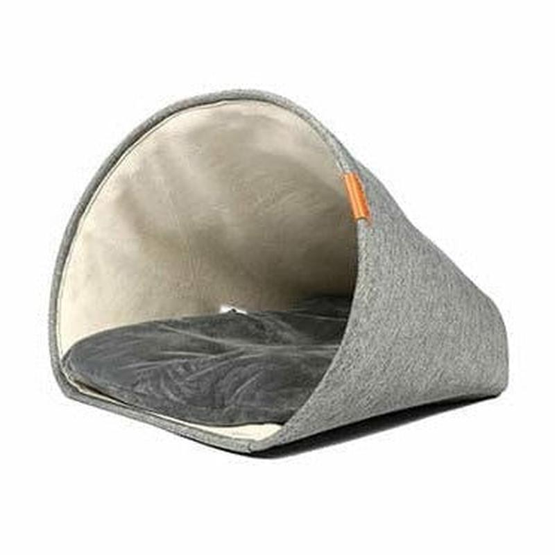 "Cuddly Cave Scott" Grey Pet Hideaway (43x43x35cm)
