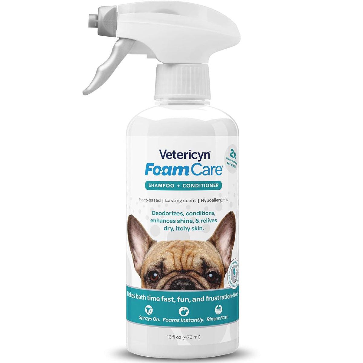 Vetericyn FoamCare Pet Shampoo & Conditioner 16oz