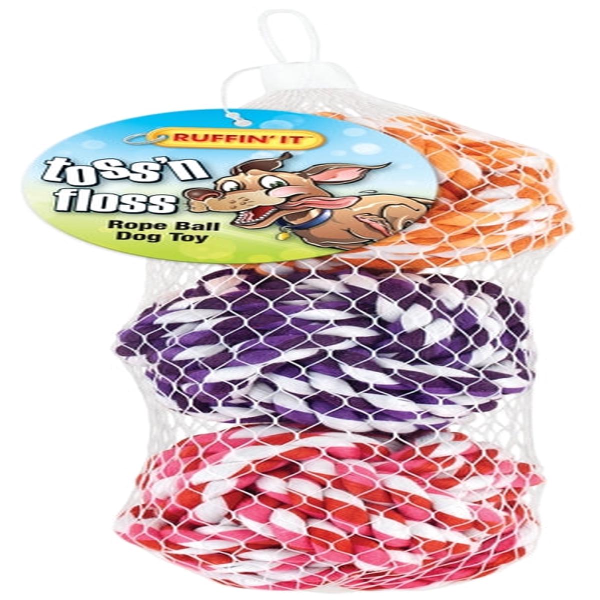 18213 TOY PET ROPE-BALL TOSS