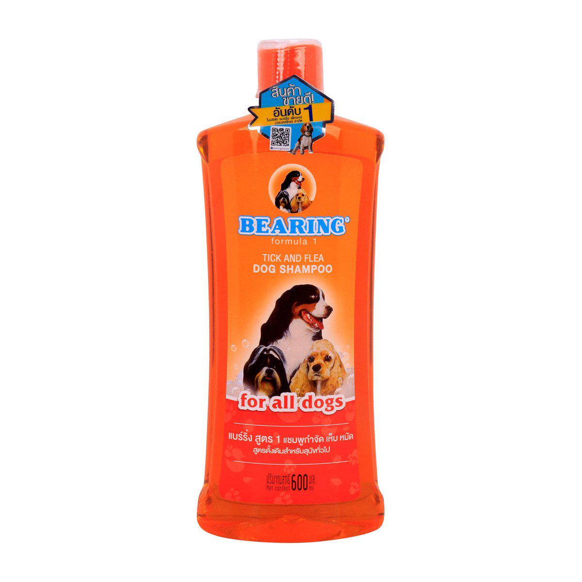 Bearing Tick & Flea Dog Shampoo All Breed 600 ml