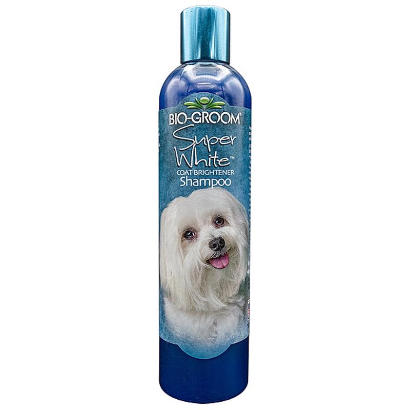 Bio-groom Shampoo Super White Coat Brightener 12OZ