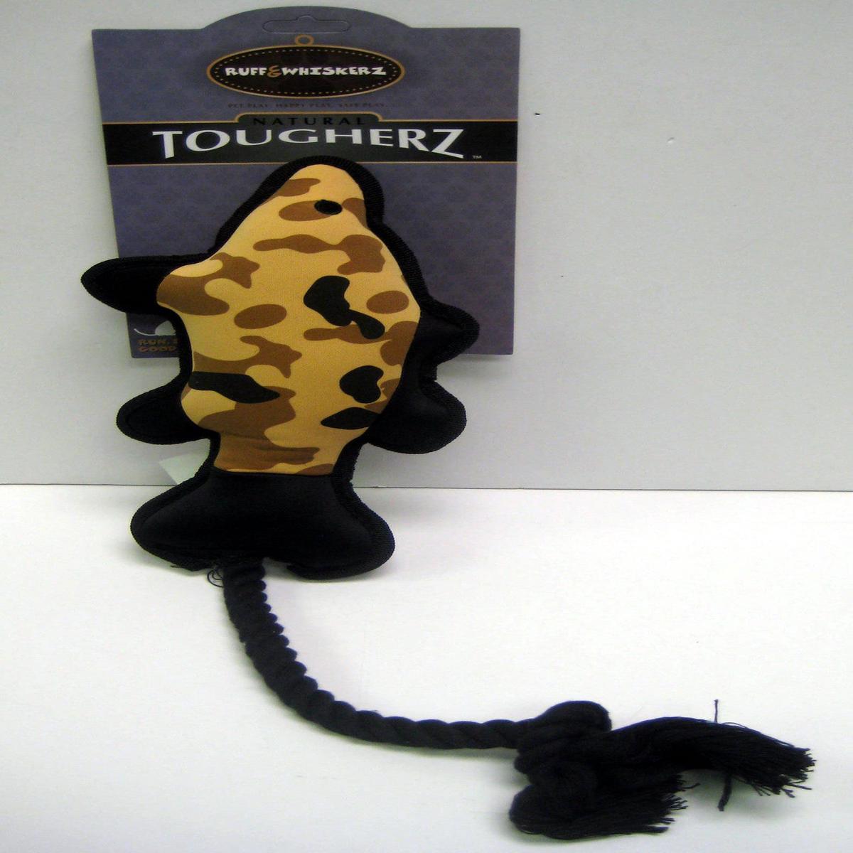 "Tougherz" Camouflage Fish Dog Toy