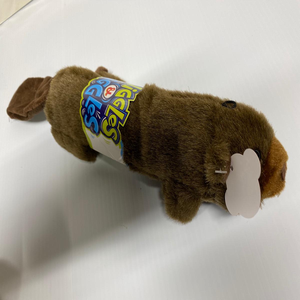 Wiggles & Giggles Beaver Dog Toy