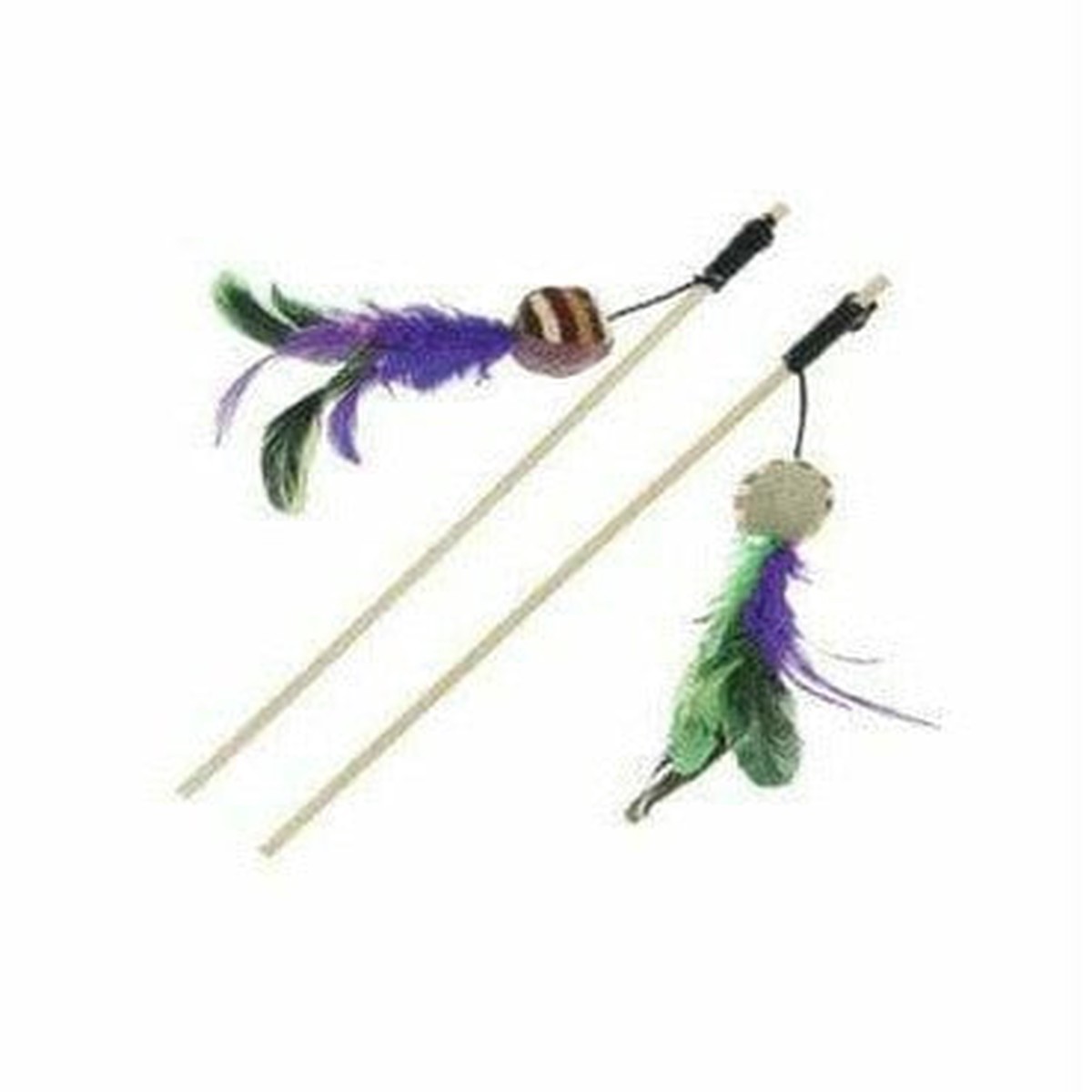 Cane With Colorful Fabric Balls