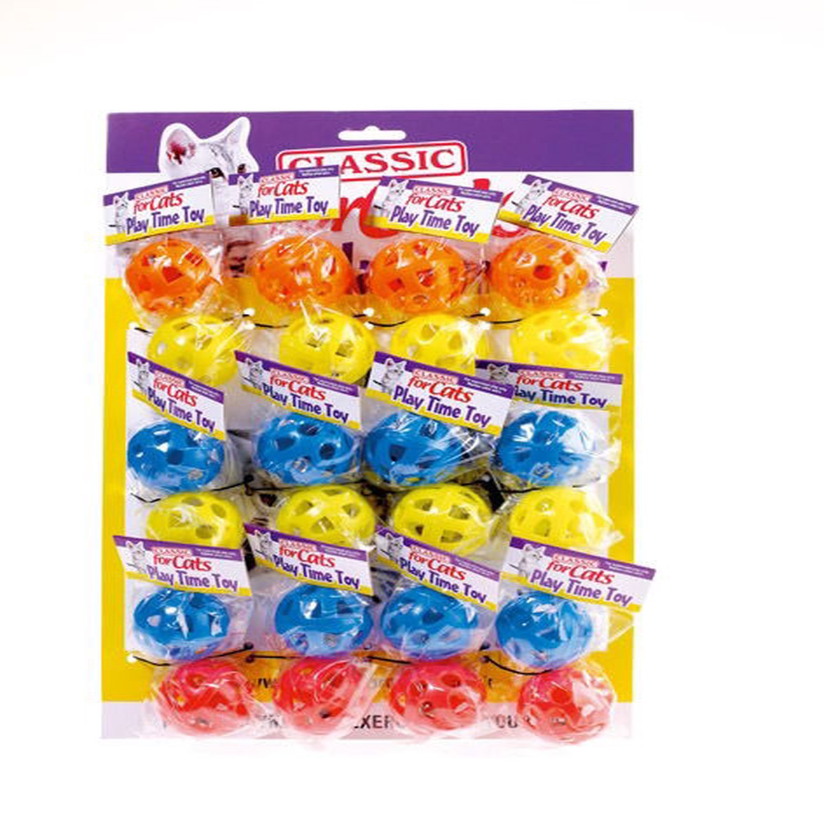 Classic Plastic Lattice Play Balls 2pc 50mm