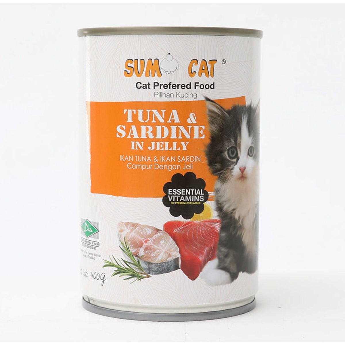 *DONATION TO TAC* Sumo Cat Tuna & Sardine in Jelly Canned Food 400g x 24cans
