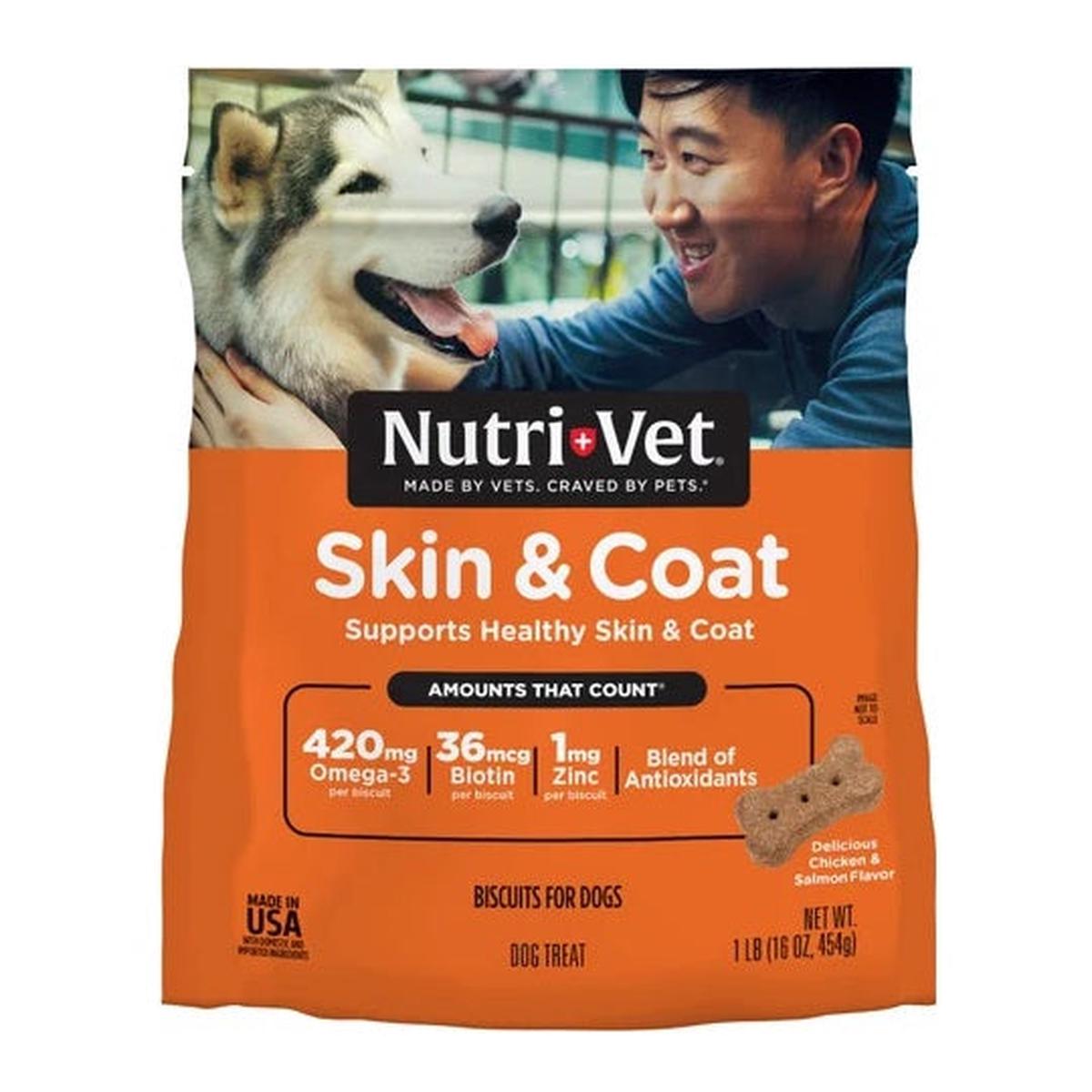 16 oz Skin and Coat Dog Biscuits