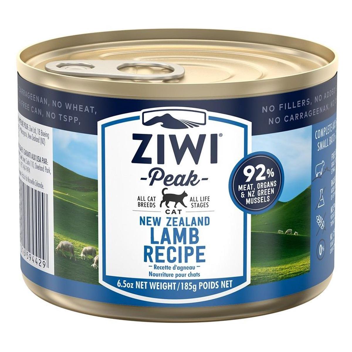 Ziwipeak Cat Wet Food - Grain Free - Lamb Formula - 6.5oz