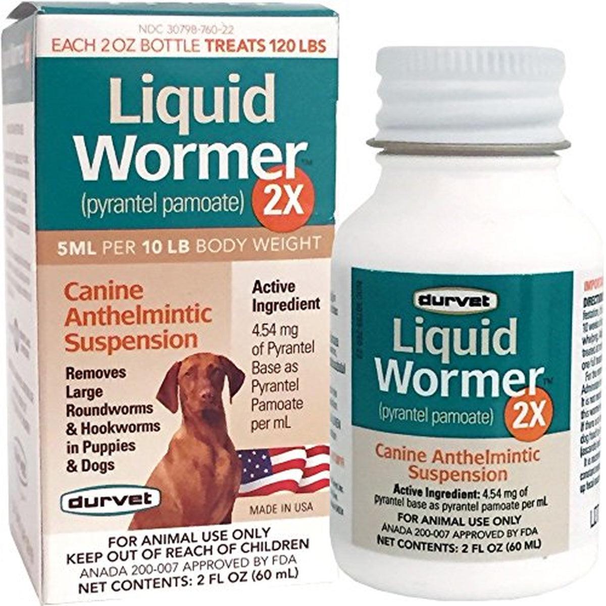 2 oz Liquid Dog Wormer