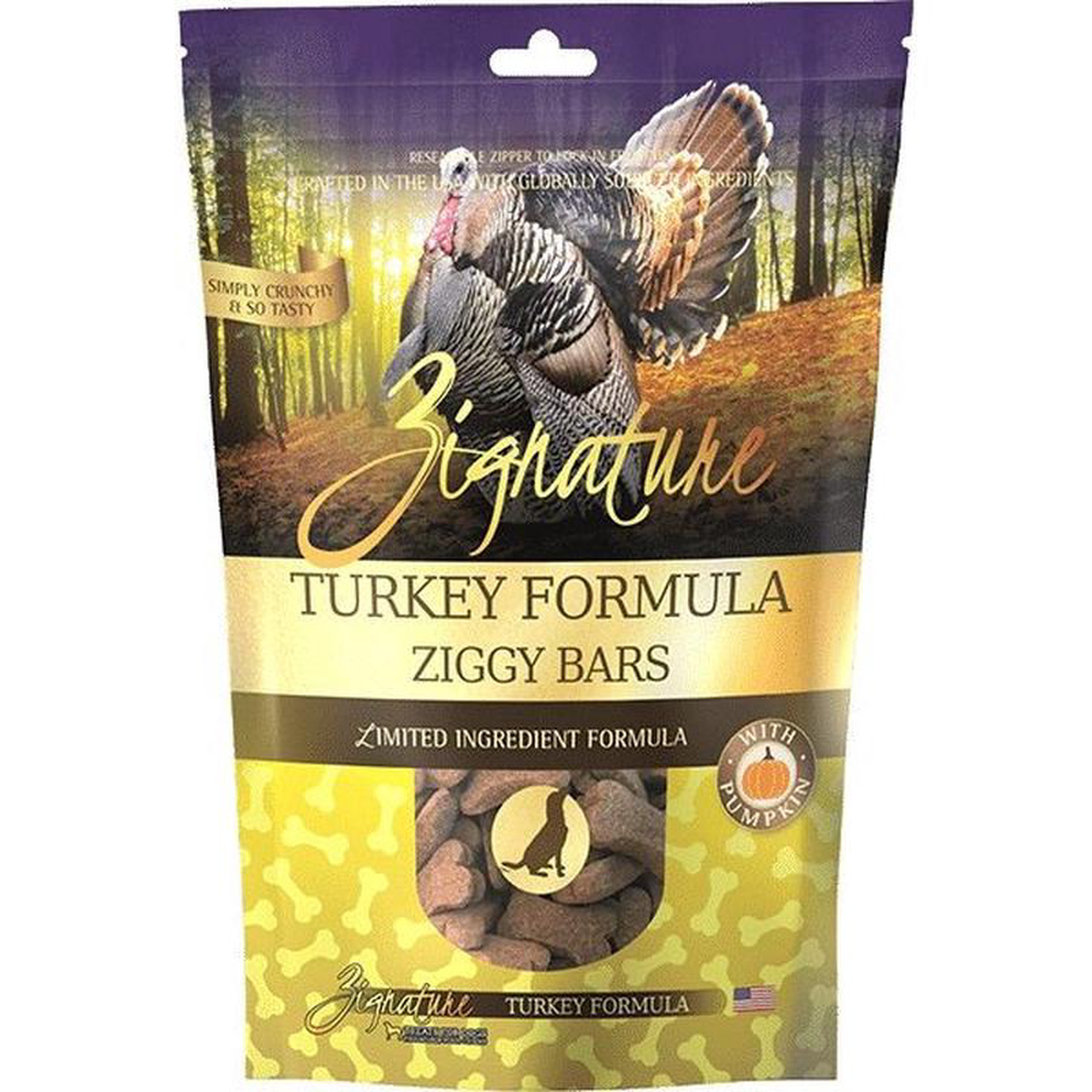 Zignature Turkey Formula Biscuit Treats for Dogs 8211 12 oz