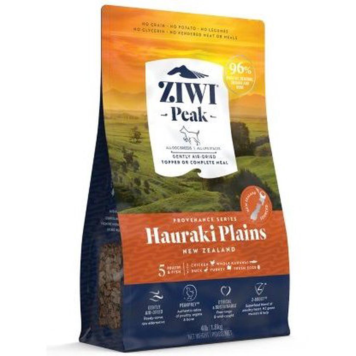 Ziwipeak Dog Food - Air Dried Grain Free - Hauraki Plains Formula