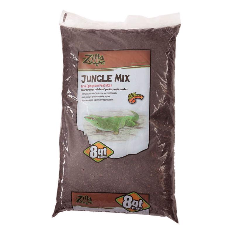 Zilla Fir & Sphagnum Peat Moss Jungle Mix - 8 qt
