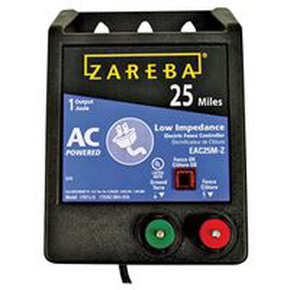 Zareba Electric Fence Charger, 1 J Output Energy, 115 V ENERGIZER AC LOW IMPED 25 (EAC25M-Z)